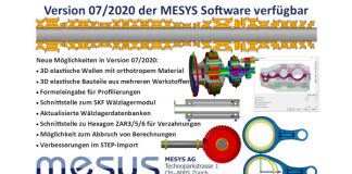 Die Version 07/2020 der MESYS Software ist jetzt verfügbar